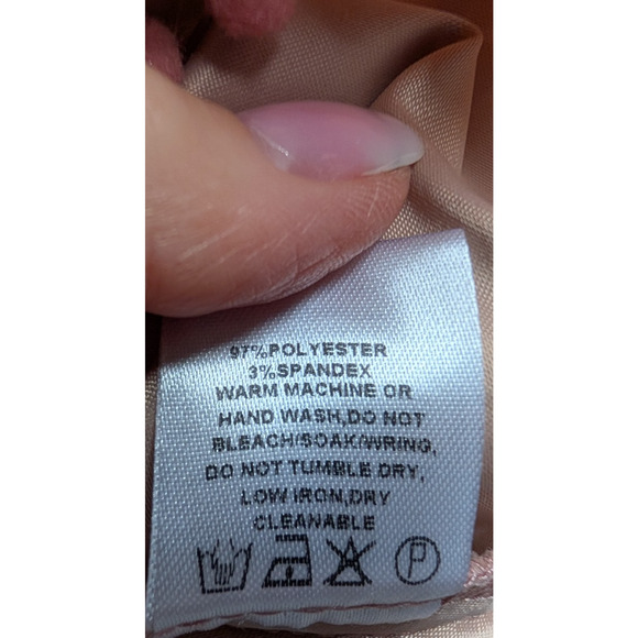 Two Sisters Pink Embroidered Floral Coquette Fairy Sheer Lace Ruffle Mini Dress - Picture 15 of 15